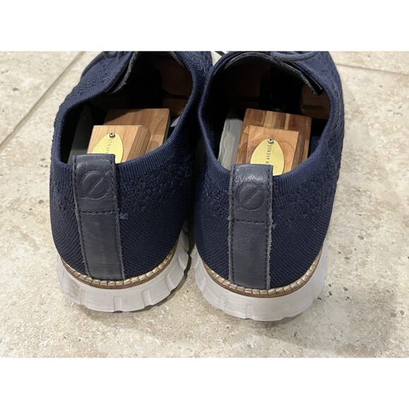 Cole Haan Zerogrand Stitchlite Wingtip Blue Oxford Shoes Mens 11.5 Dress Casual main image 8